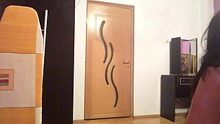 The nasty macarena sucks nipples in bedroom solo