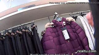 charming czech nympho tempted in mall, clothes ripped, undressed, pounded in pov
