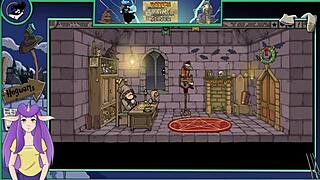 Witch Trainer Silver Part 20 shows a busty brunette teacher in wild anime action. Hentai game fans will love this college scene!