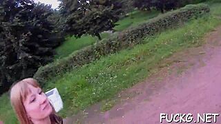 Legal age teen 18+ gets picked up and nailed? Hardcore!