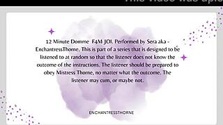 F4m femdom joi-denial 1of12