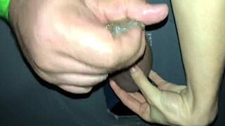 Guy Visits Swing House To Jerk Off Through Glory Hole