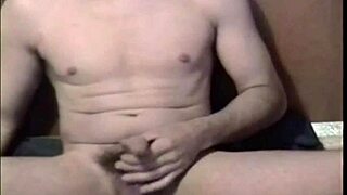 Retro teen jacking off in raw 1999 blue film footage