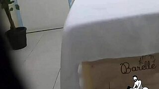 Ninfeta enjoys sensual massage but surprises with intense fucking and cumshot, all caught on hidden camera.