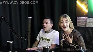 Best Moments of Yasmin Pariz in Sheer Red Lingerie Massage