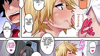 regresa la mam� de bakugo para una follada final