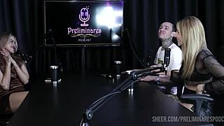 Best Moments of Yasmin Pariz in Sheer Red Lingerie Massage