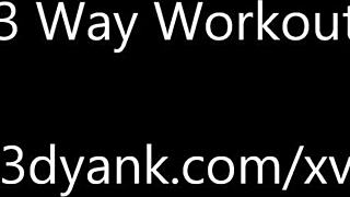 Anime 3D Gym Threesome Adventure