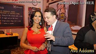 Ava Addams Plays With Her Boobs And Sucks Cock For Andrea Diprè