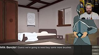 Yo, check Korra turning furry and getting all cummy in anime!