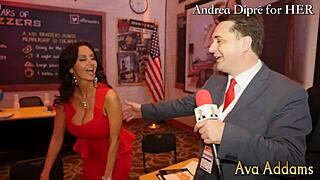 Ava Addams Plays With Her Boobs And Sucks Cock For Andrea Diprè