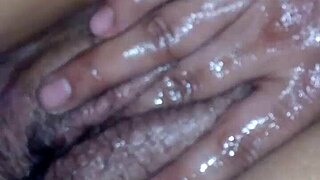 Watch her masturbate her clitoris in close-up while I finger her.