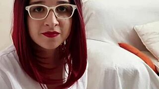 her wet ass cures stress with bent over doggystyle and creampie.