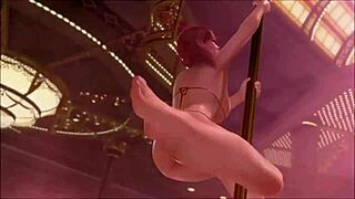 Dance in Hentai Game with Anime Cartoon