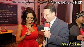 Ava Addams Plays With Her Boobs And Sucks Cock For Andrea Diprè