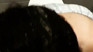 Intriguing facial from stranger who reversed into me during public blowjob and deepthroat