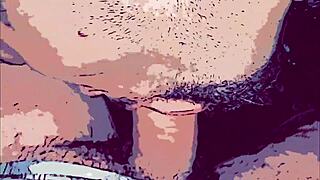 gay animation fucking the passive slut's mouth with big thick cock