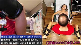 Aria Nicole gets fucked hard on exam table