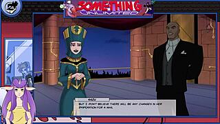 Redhead maid in anime hentai sucks monster cock in detailed blowjob scene