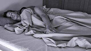 wife moans loudly as dick enters her pussy early morning