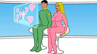 Submissive Old Man in Cuckold Domination Fetish