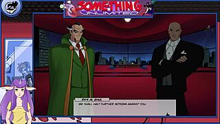 Redhead maid in anime hentai sucks monster cock in detailed blowjob scene