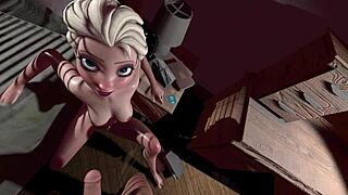 Just saw this wild porn cartoon with Elza in 3D SFM hentai, no censorship here.