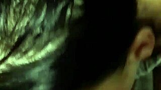 Intriguing facial from stranger who reversed into me during public blowjob and deepthroat