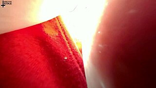 Tall Unaware Giantess Hides Tiny Man in Tits