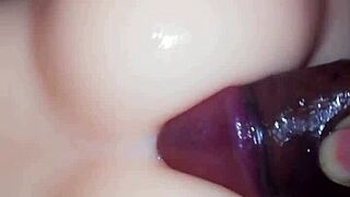 Trying my silicone toy on this big ass!