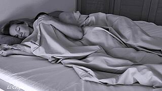 wife moans loudly as dick enters her pussy early morning