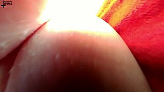 Tall Unaware Giantess Hides Tiny Man in Tits