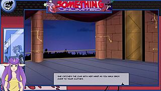 Redhead maid in anime hentai sucks monster cock in detailed blowjob scene