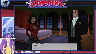 Redhead maid in anime hentai sucks monster cock in detailed blowjob scene