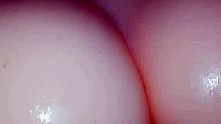 Trying my silicone toy on this big ass!