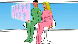 Submissive Old Man in Cuckold Domination Fetish