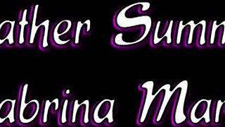 Heather Summers and Sabrina Maree dive into big-boobed lesbian play.