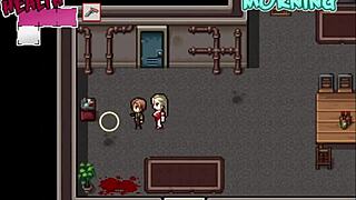 i'm pegging various items in this hentai game zombies retreat part 4 with big tits and ass