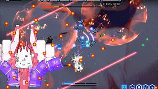 wings of seduction hentai game with giant naked space waifu