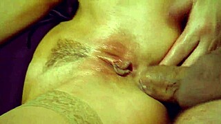 German escort slut pounded hard in POV. Fat babe takes intense anal action.