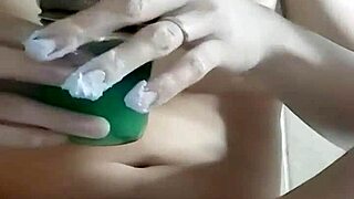 Detailed Wax Application On Cock During Foreplay Session