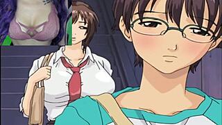 he romances his two busty neighbors in hentai milk junk ep 1.