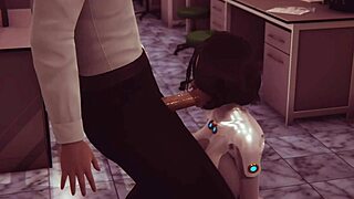 yo, check this 3d hentai with fast sex in space!