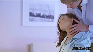 beautiful tight girl gets her juicy cunt and tiny anal banged hard