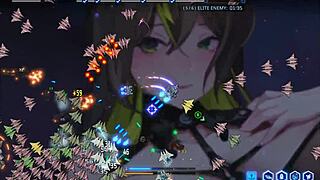 wings of seduction hentai game with giant naked space waifu