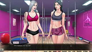 Horny Hentai Whore Fingers Herself Wild In Red String!