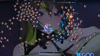 wings of seduction hentai game with giant naked space waifu