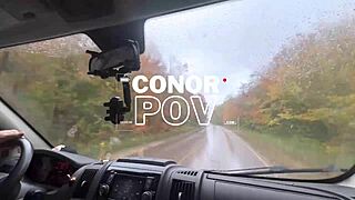 Nighttime camping heats up with Conor’s POV banging