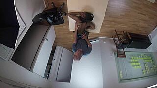 Missy Maverick performs cam fetish show