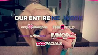 Hot teacher student gets deepthroat from big-tittied mommy. Wild POV!